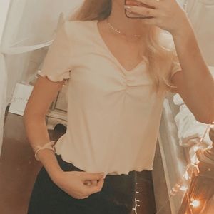 yellow SHEIN top 💓